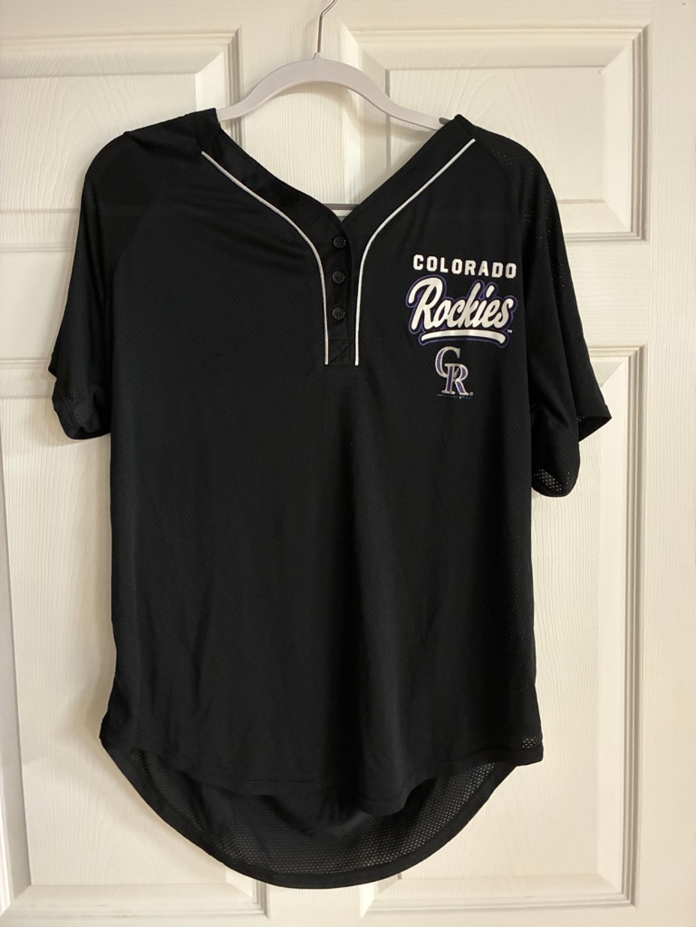 Genuine Merchandise Colorado Rockies Black Short Sleeve Tee